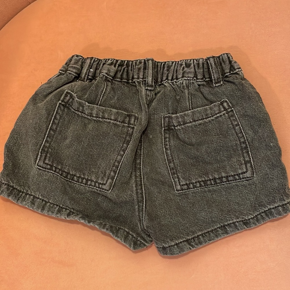 Black washed demon shorts